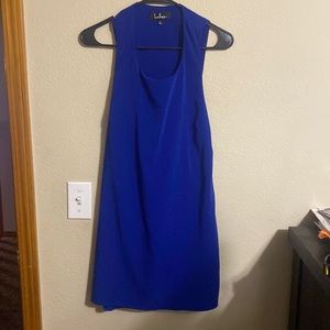 Lulus open back midi dress size small